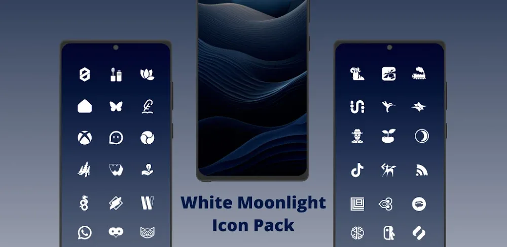 White Moonlight – Icon Pack v6.3 APK (Full Version)