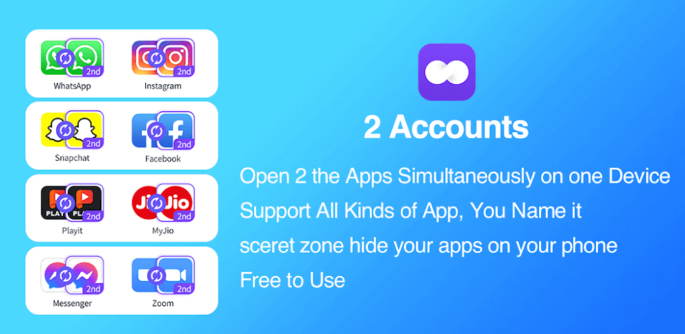 2Accounts v4.7.2 MOD APK (Premium Unlocked)
