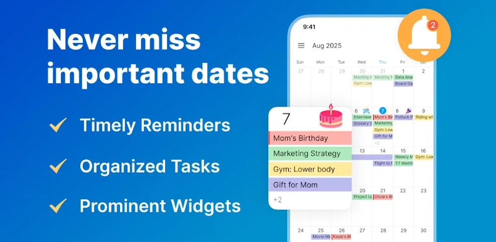 Calendar Planner v2.07.05.0306 MOD APK (VIP Unlocked)