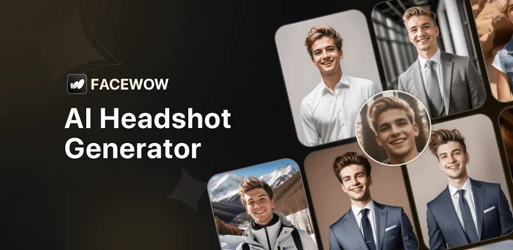 Facewow AI Headshot Generator v1.2.1.1 MOD APK (Premium Unlocked)