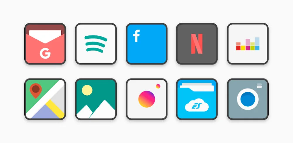 Flat Square – Icon Pack v10.2 MOD APK (Full Version)