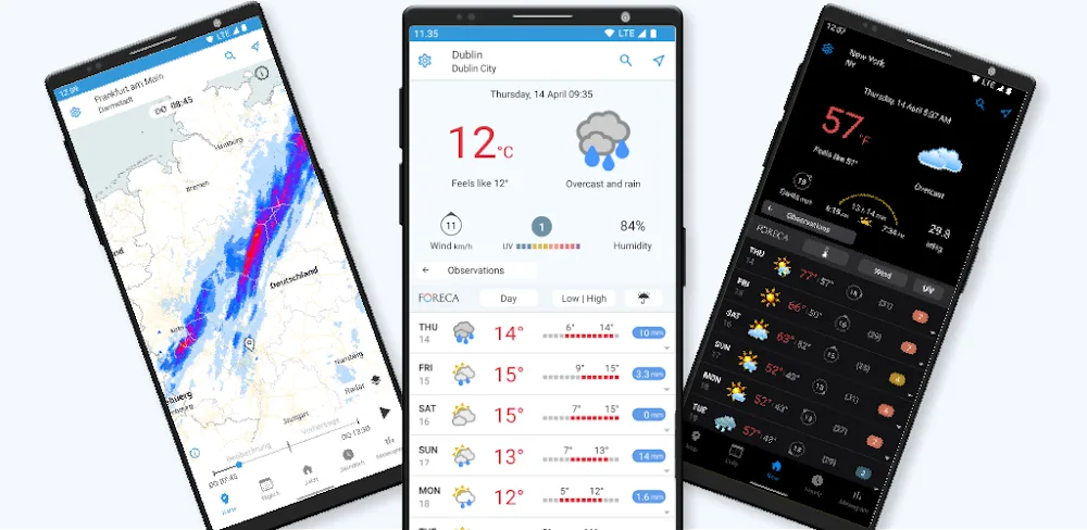 Foreca Weather & Radar v4.78.0 MOD APK (Premium Unlocked)