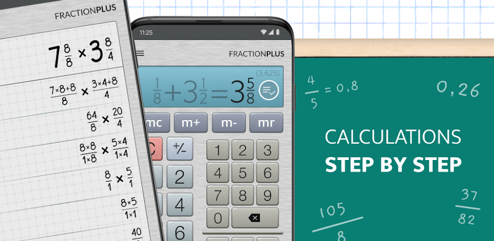 Fraction Calculator Plus v6.1.6 MOD APK (Premium Unlocked)