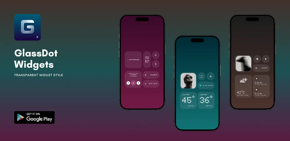 GlassDot Widgets For KWGT v1.1.2 APK (Full Version)