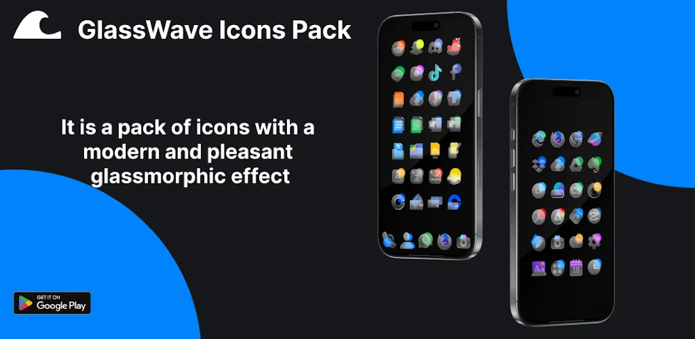 GlassWave Icons Pack v2.5 APK (Full Version)