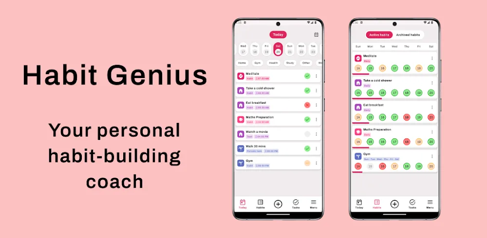 Habit Tracker – HabitGenius v3.1.6 MOD APK (Premium Unlocked)