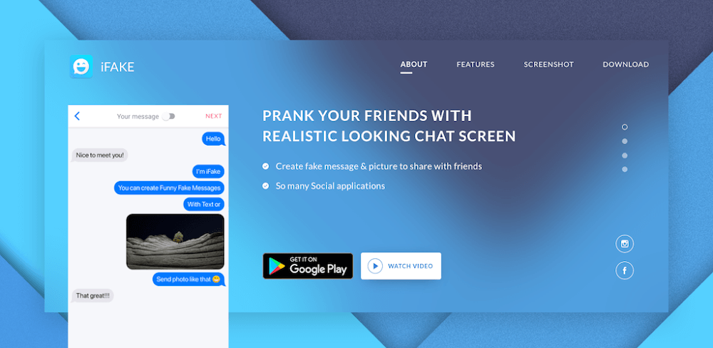 iFake v20.2.4 MOD APK (Premium Unlocked)