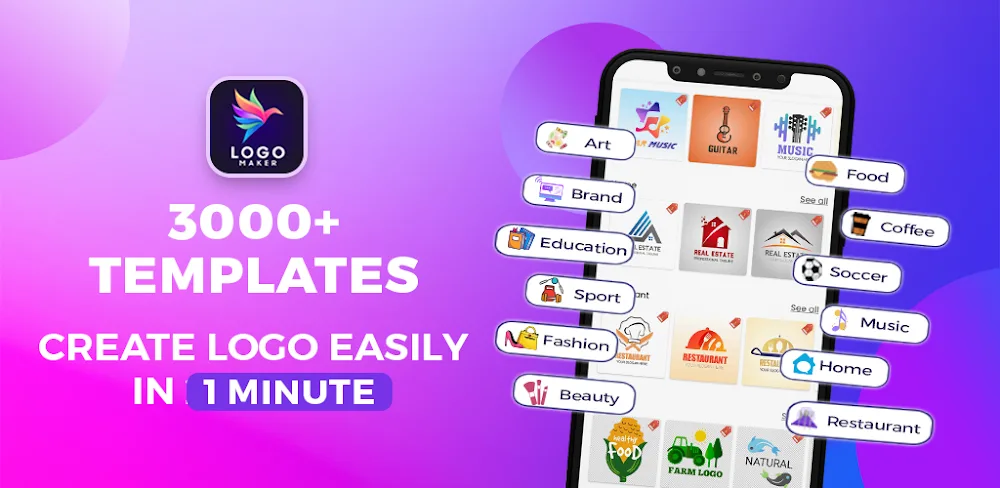 Logo Maker & Logo Creator v5.3.0 MOD APK (Premium Unlocked)