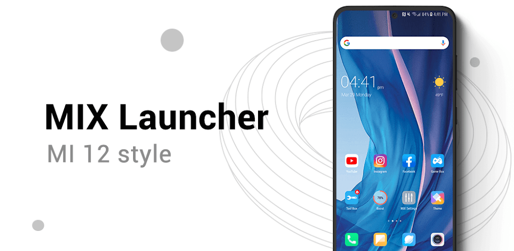 MiX Launcher 2 v5.8 MOD APK (Premium Unlocked)