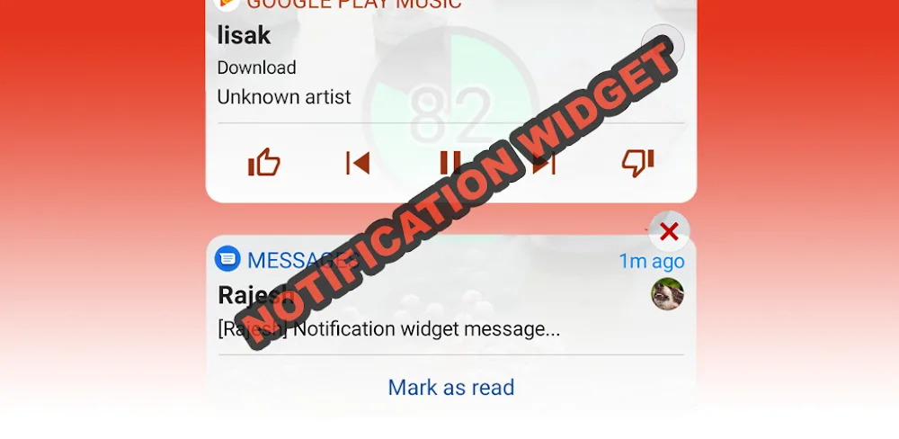Notification Widget v1.5.208 MOD APK (Premium Unlocked)