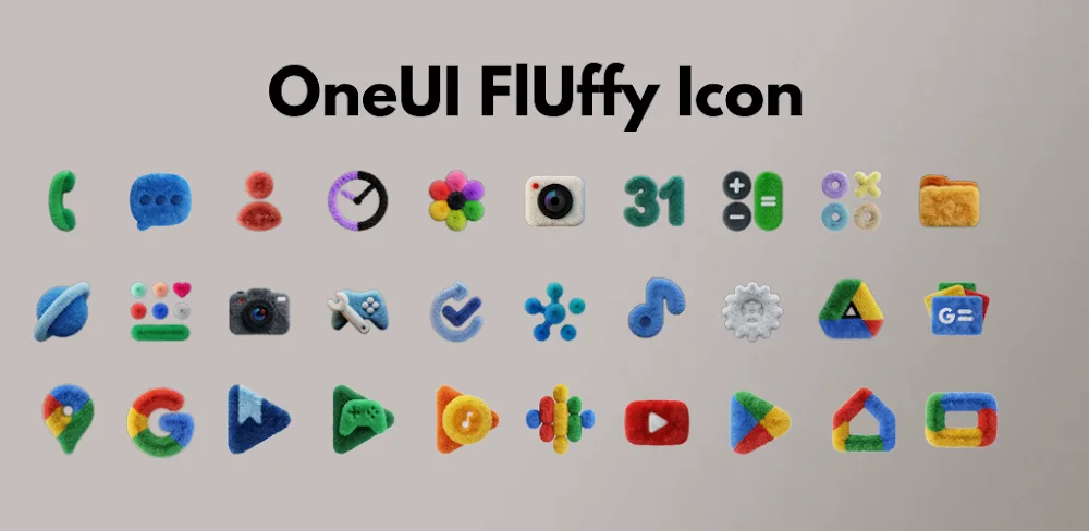 OneUI Fluffy Icons v1.7 APK (Full Version)