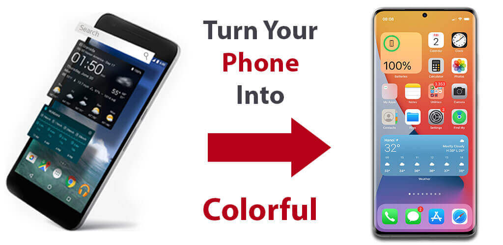 HiPhone Launcher, Phone 15 v1.0.6.1 MOD APK (Premium Unlocked)