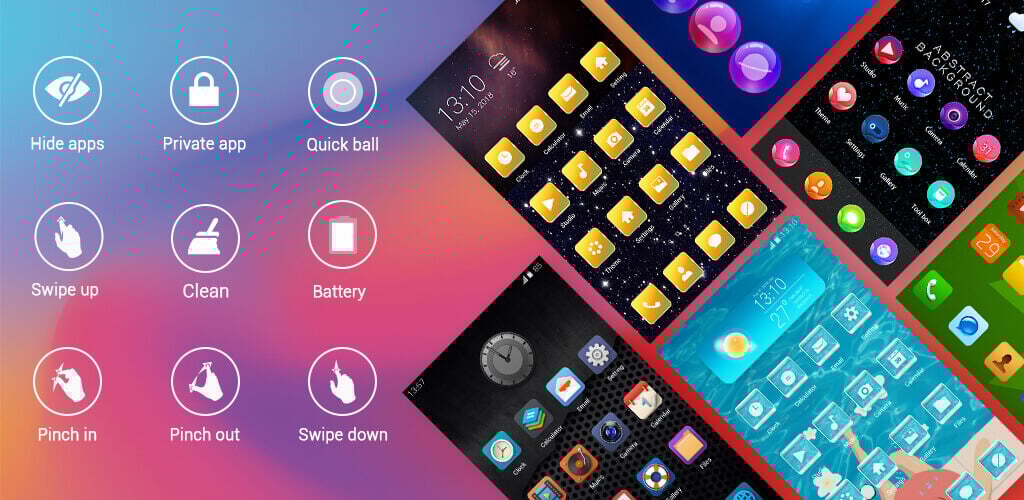 Pie Launcher v13.6 MOD APK (Premium Unlocked)