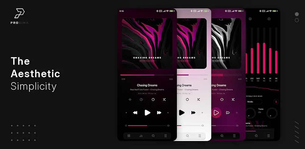 Proxima – Poweramp Skin v2.6.9 APK (Full Version)