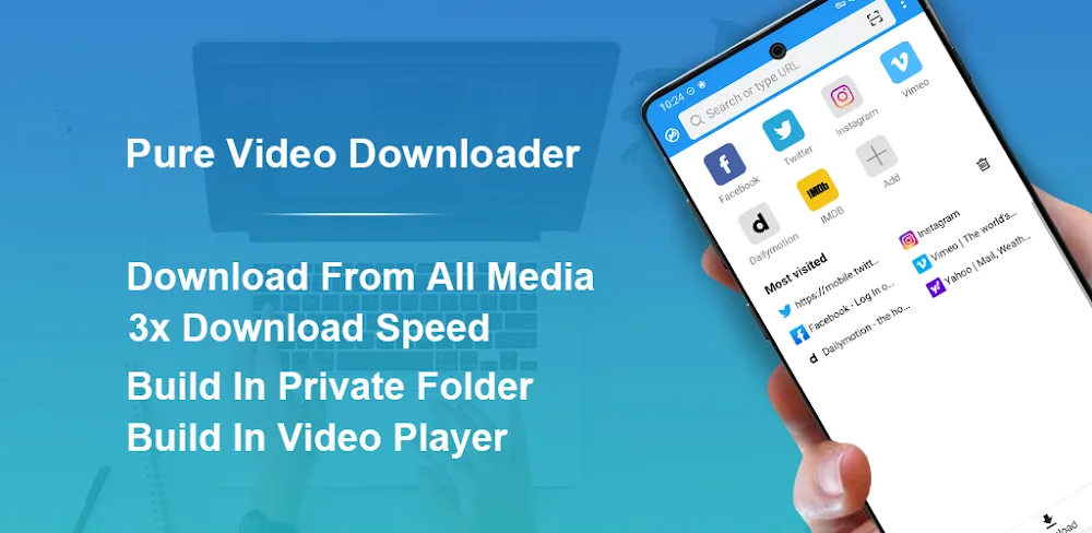 Pure Video Downloader v3.0.34 MOD APK (Premium Unlocked)