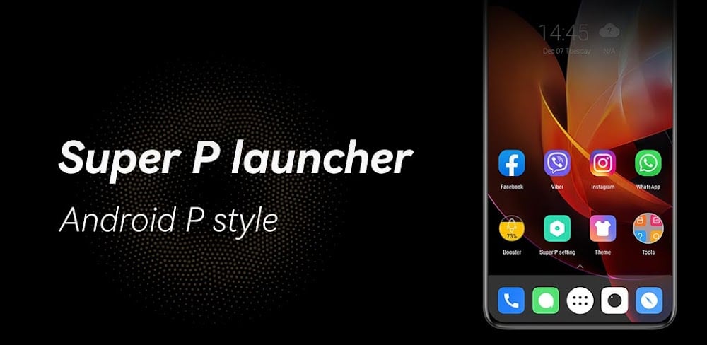 Super P Launcher v10.0 MOD APK (Premium Unlocked)