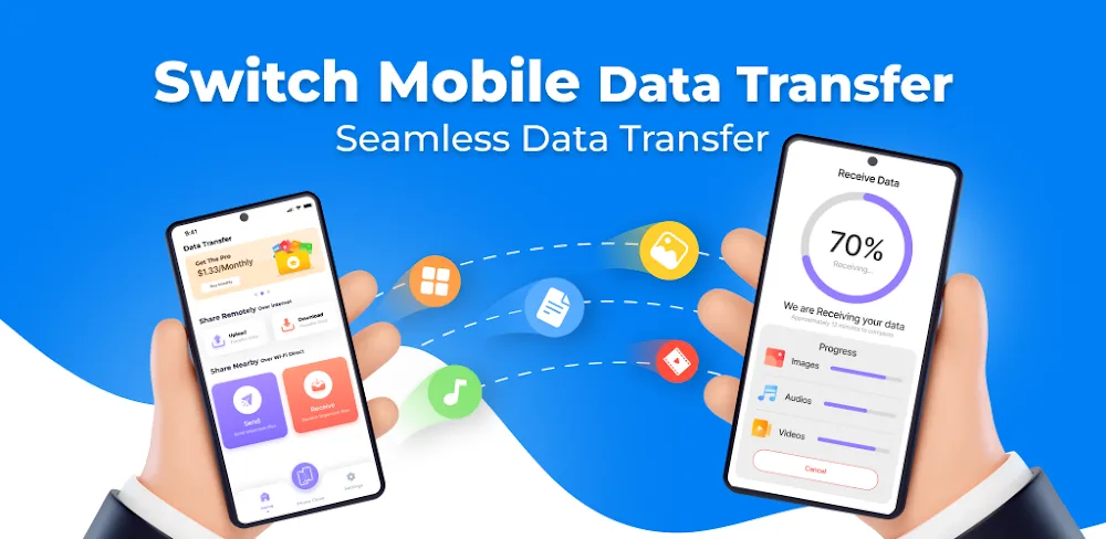 Smart Data Transfer v7.16 MOD APK (Premium Unlocked)