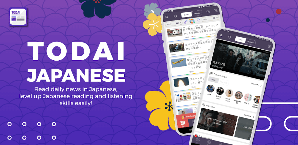 TODAI: Easy Japanese News v5.3.6 MOD APK (Premium Unlocked)