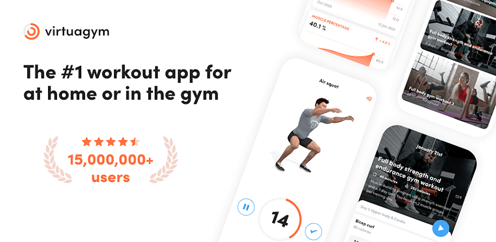 Virtuagym Fitness v12.0.4 MOD APK (Pro Unlocked)