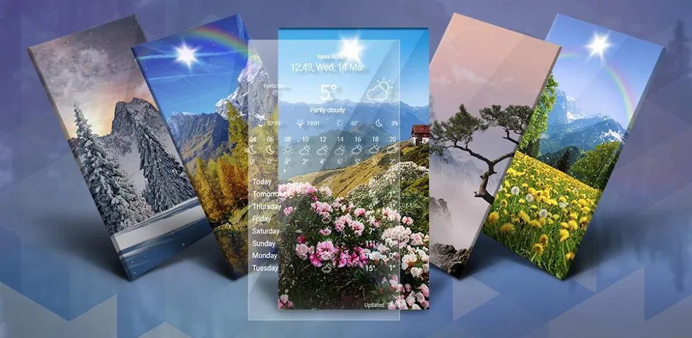 Weather Live Wallpaper v1.9.9 MOD APK (Premium Unlocked)